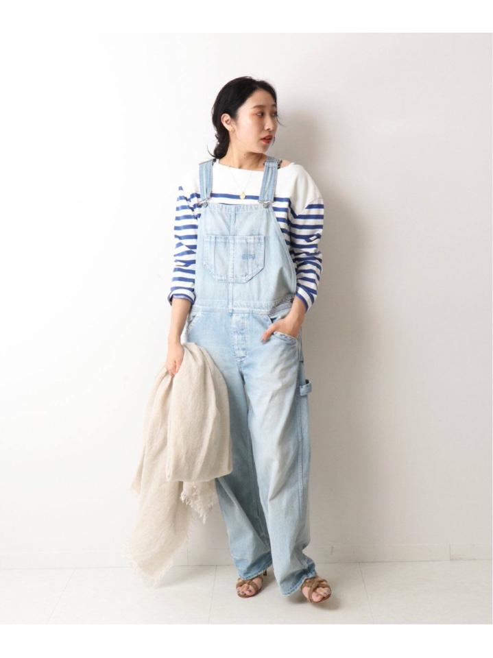 【R JUBILEE/アール ジュビリー】Boatneck Long Tee (Stripe):カットソー◆（JOURNAL STANDARD L'ESSAGE）