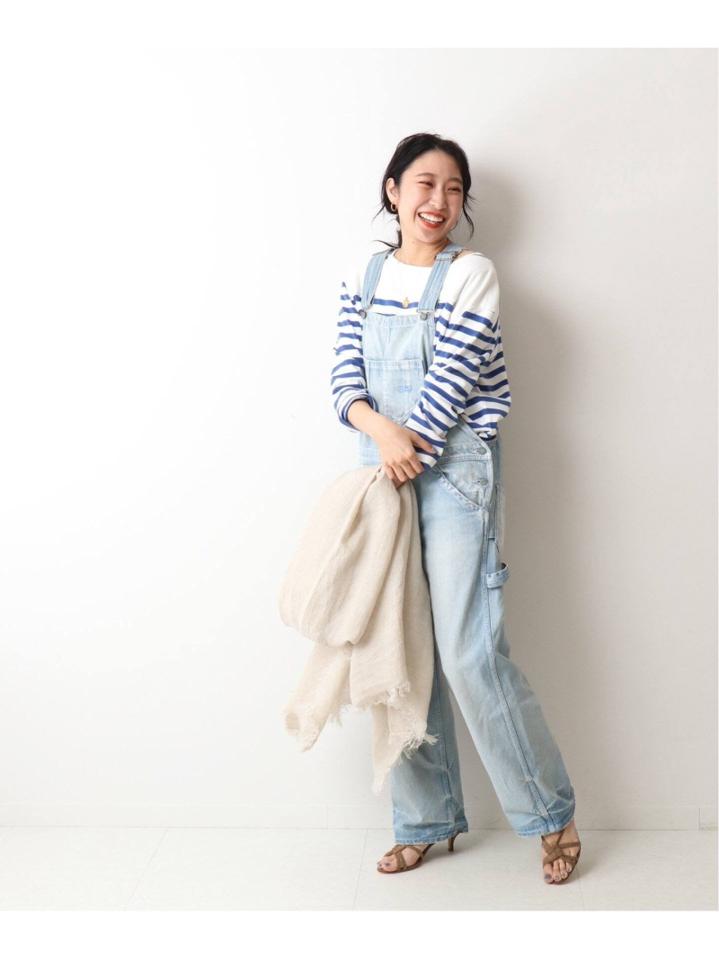 【R JUBILEE/アール ジュビリー】Boatneck Long Tee (Stripe):カットソー◆（JOURNAL STANDARD L'ESSAGE）