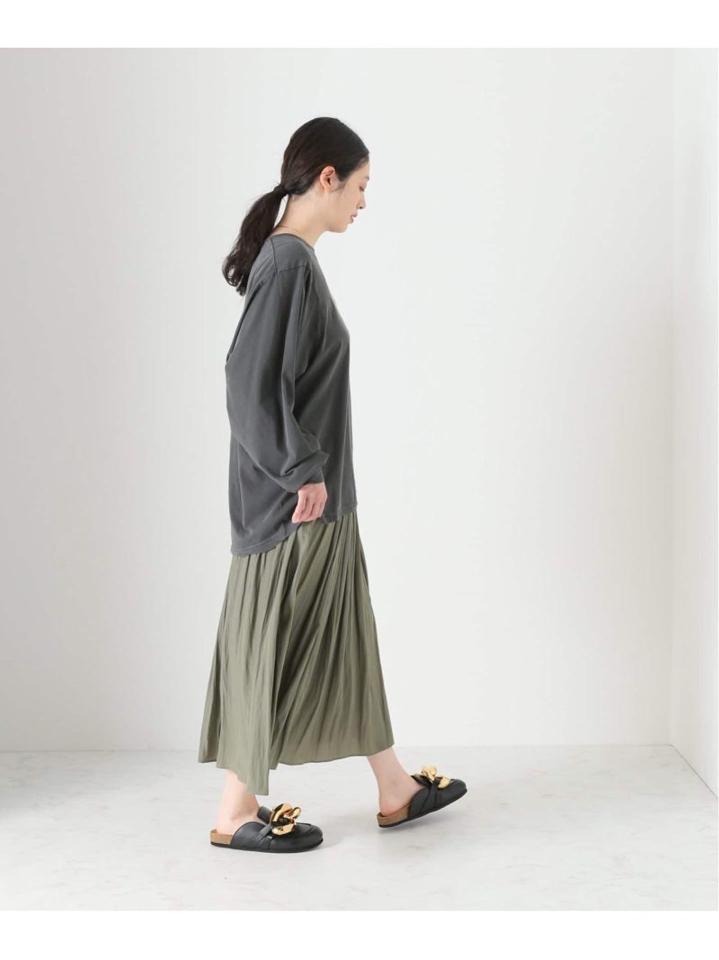 【INSCRIRE /アンスクリア】Technorama Long Sleeve Tee:ロングスリーブTシャツ（JOURNAL STANDARD L'ESSAGE）