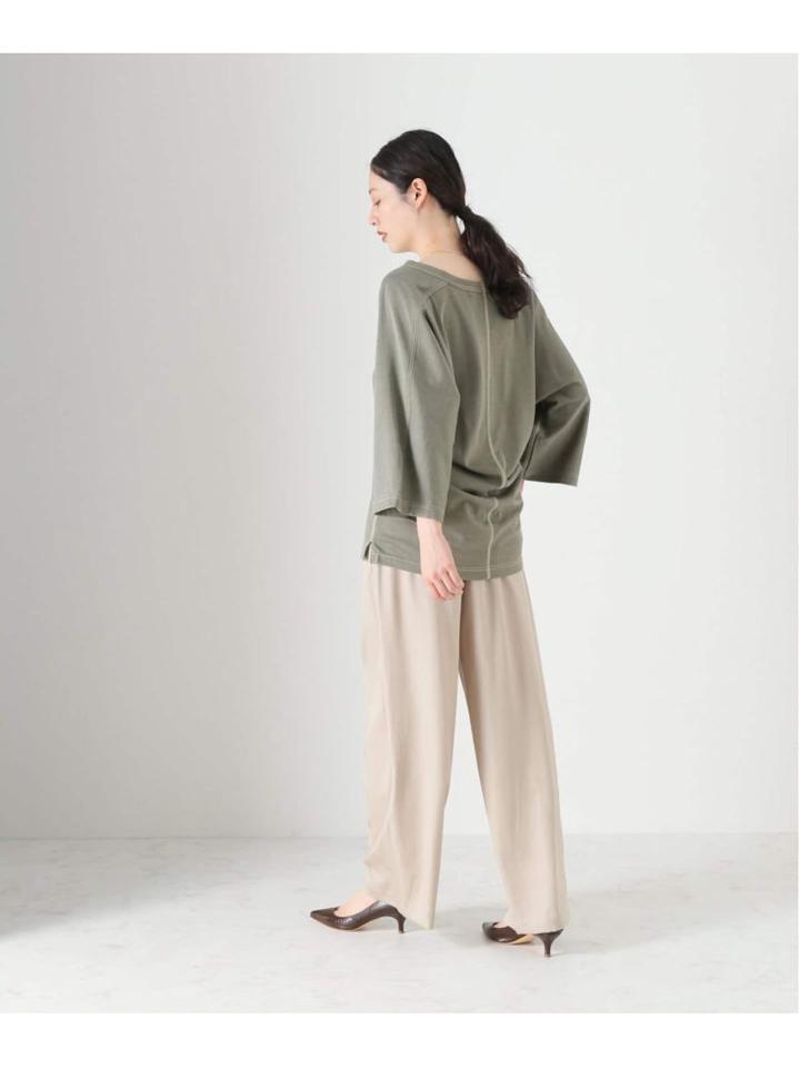【INSCRIRE /アンスクリア】Rayon Plating American Football:フットボールTシャツ（JOURNAL STANDARD L'ESSAGE）