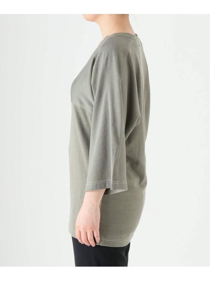 【INSCRIRE /アンスクリア】Rayon Plating American Football:フットボールTシャツ（JOURNAL STANDARD L'ESSAGE）