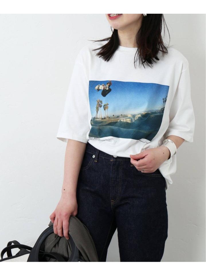 【JANE SMITH/ジェーンスミス】SUNRISE SESSION S/S T-SHIRT:カットソー◆（JOURNAL STANDARD L'ESSAGE）