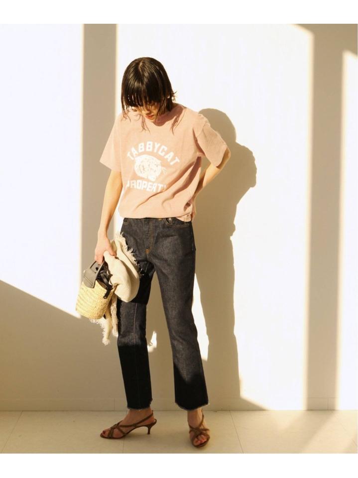【Mixta/ミクスタ】別注 TABBY CAT PROPERTY TEE:Tシャツ◆（JOURNAL STANDARD L'ESSAGE）
