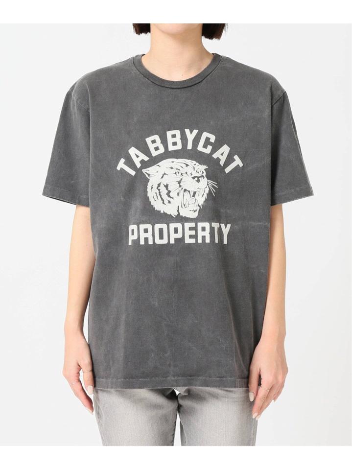 【Mixta/ミクスタ】別注 TABBY CAT PROPERTY TEE:Tシャツ◆（JOURNAL STANDARD L'ESSAGE）