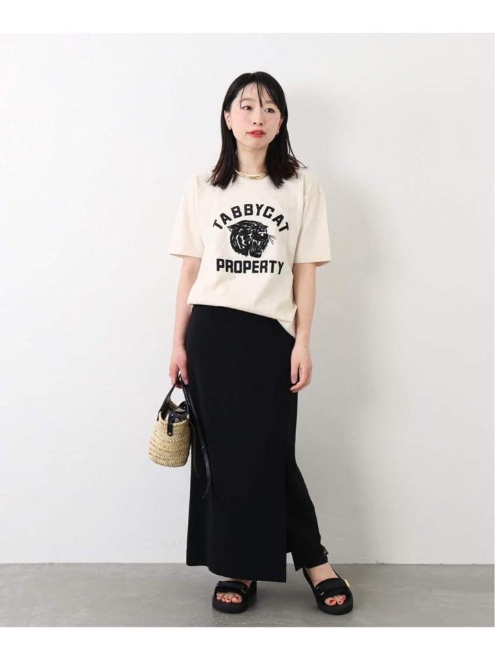 【Mixta/ミクスタ】別注 TABBY CAT PROPERTY TEE:Tシャツ◆（JOURNAL STANDARD L'ESSAGE）