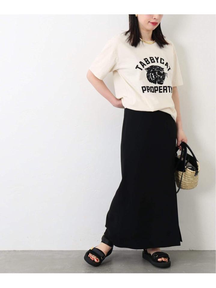 【Mixta/ミクスタ】別注 TABBY CAT PROPERTY TEE:Tシャツ◆（JOURNAL STANDARD L'ESSAGE）