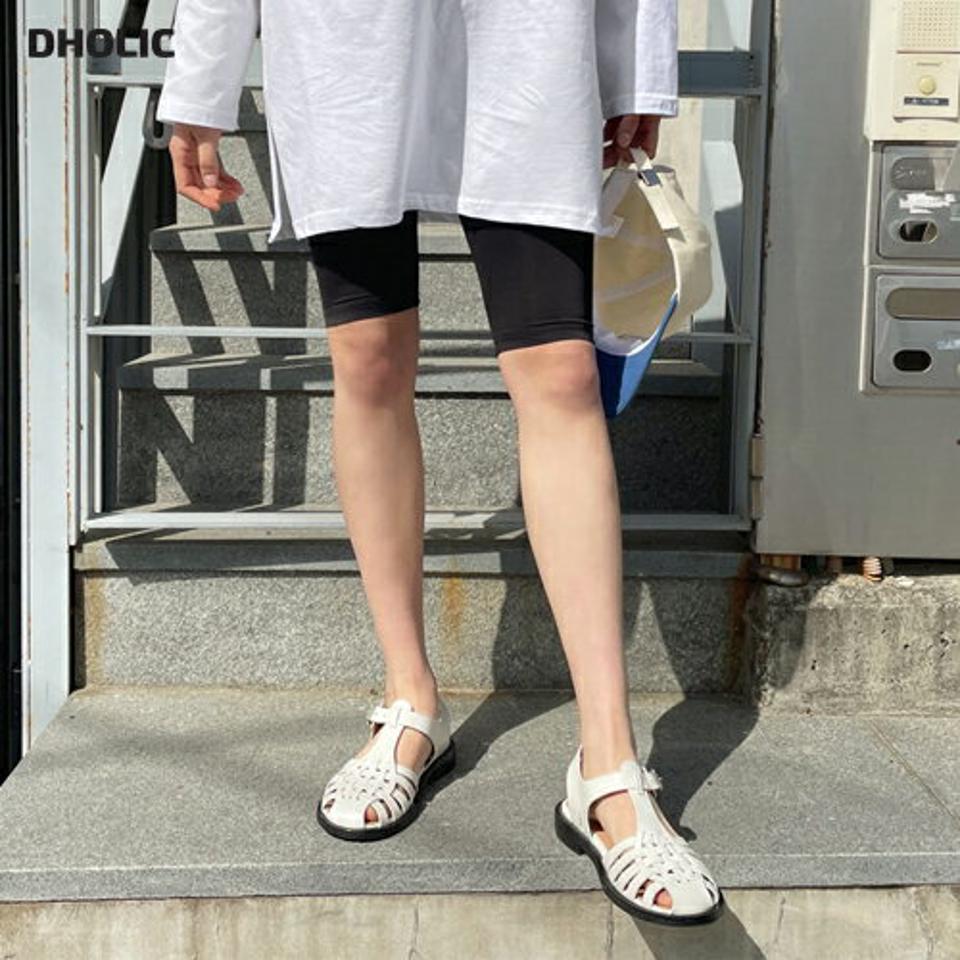 ハーフスポーティレギンス・全1色・t63672 レディース 【pt】【韓国 ファッション ボトムス レギンス パンツ スリム シンプル スポーティ 4分丈 ウエストワイド フィット タイト デイリー 春 夏】【NIJU】