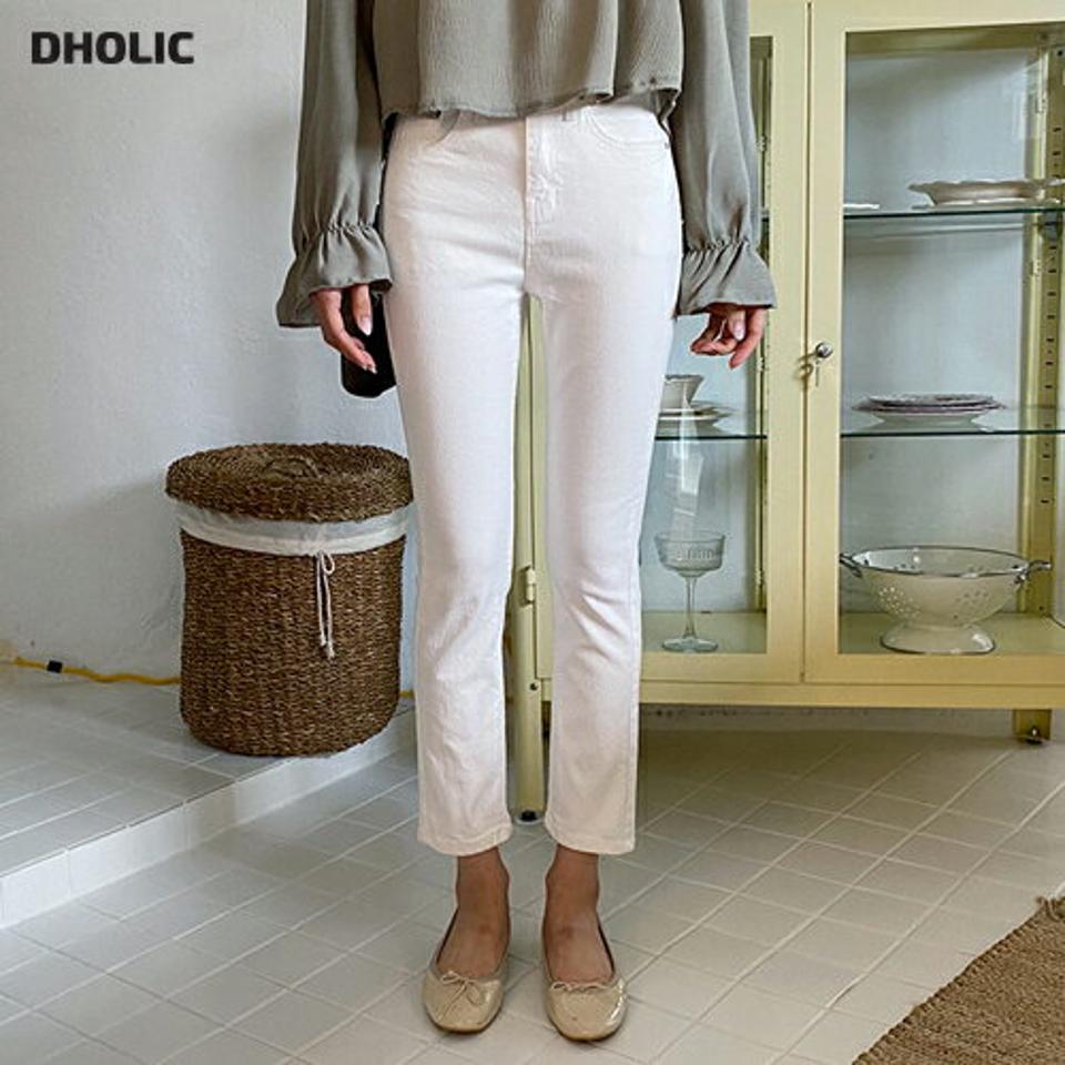 シークレットゴムスキニーパンツ・全2色・t57111 レディース 【pt】【韓国 ファッション ボトムス パンツ スキニー スキニーパンツ 美脚 体型カーバー 10分丈 十分丈 カジュアル デイリー 春 夏】