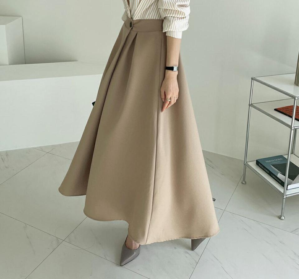 【SUPER SALE】≪人気商品再入荷≫ストライプカラーワンピース・全2色・b67568 レディース 【ops】 ワンピース ロング丈 長袖 シャツワンピース ストライプ柄 大人 フレア 異素材 カジュアル 春 秋 韓国ファッション HIHOLLI