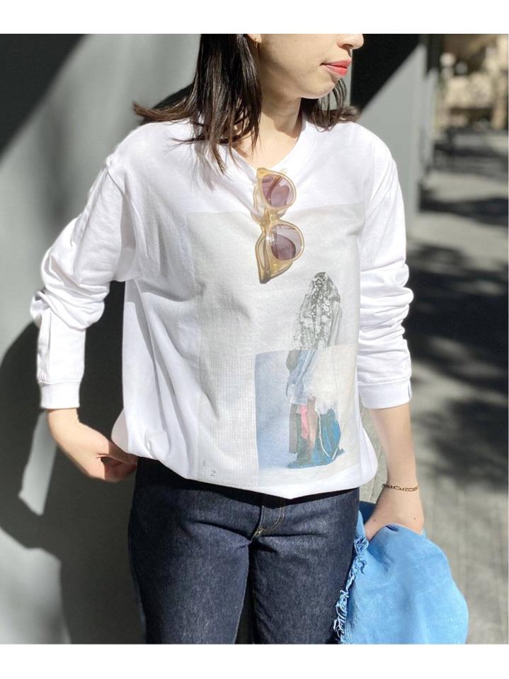 <<追加>>POET MEETS DUBWISE Collage2 Long-T:カットソー◆（JOURNAL STANDARD L'ESSAGE）