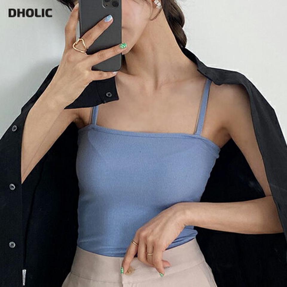 スクエアキャミソール・全6色・t65123 レディース 【tops】【韓国 ファッション トップス Tシャツ スリーブレス　キャミソール キャミ スクエアネック カジュアル 上品 体型カーバー デイリー ベーシック 秋 春】