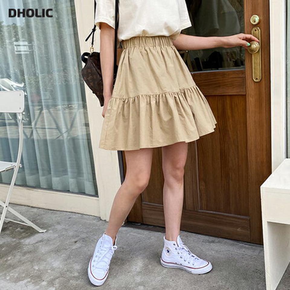 ティアードミニスカートパンツ・全4色・t65107 レディース 【pt】【韓国 ファッション ボトムス パンツ スカート ミニスカート ミニ ショートパンツ スカートパンツ ティアード ボリューミー フレア ウエストゴム カジュアル デイリー 秋 春】