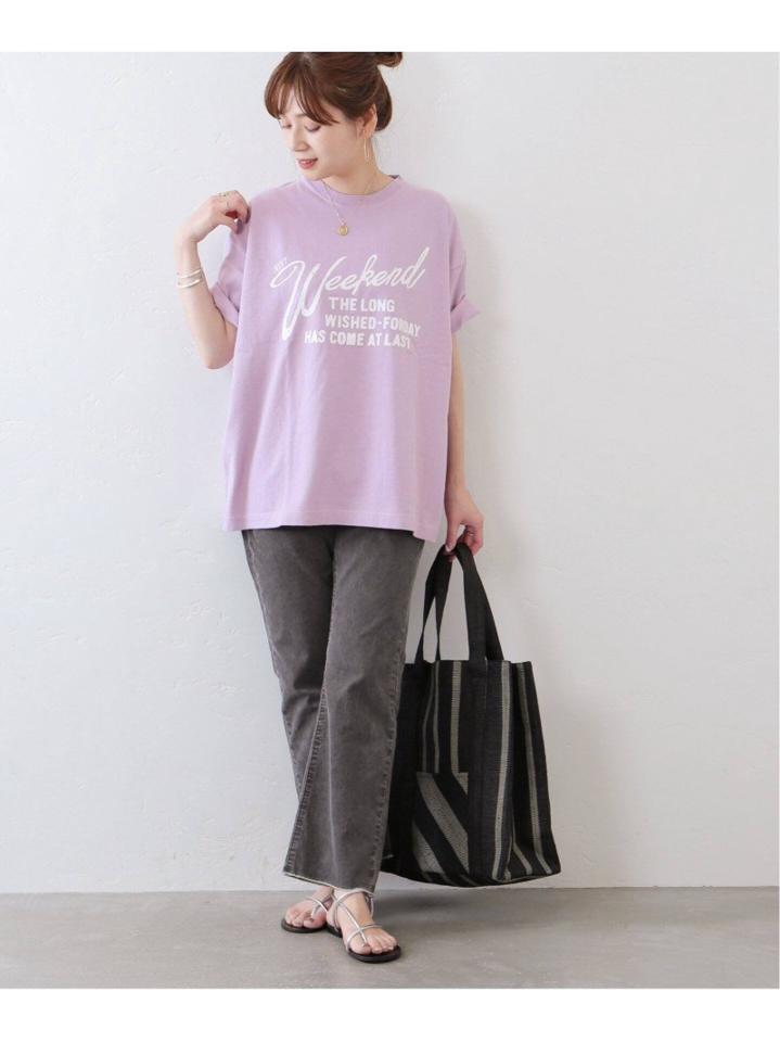 フロスト加工プリントTシャツ