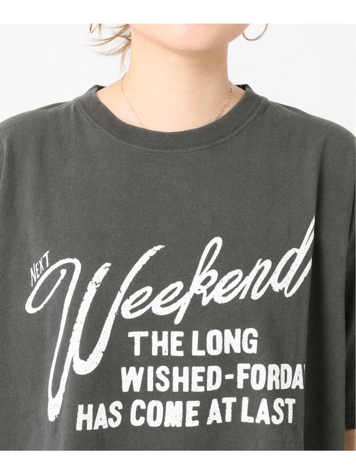 フロスト加工プリントTシャツ