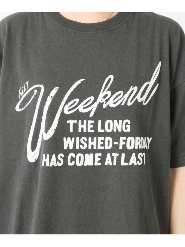 フロスト加工プリントTシャツ