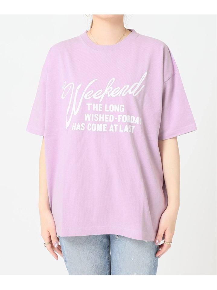 フロスト加工プリントTシャツ