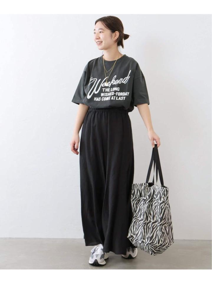フロスト加工プリントTシャツ