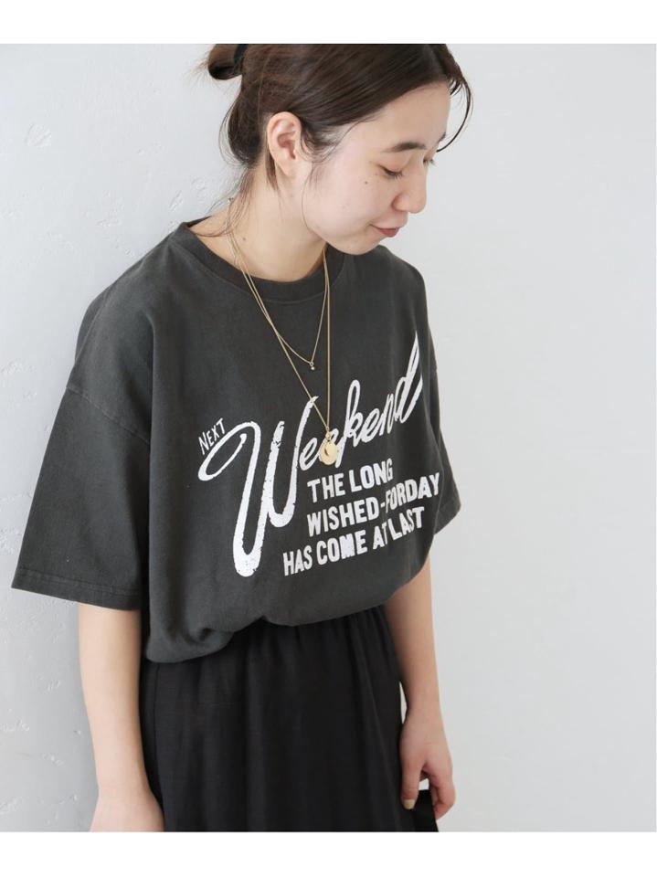 フロスト加工プリントTシャツ