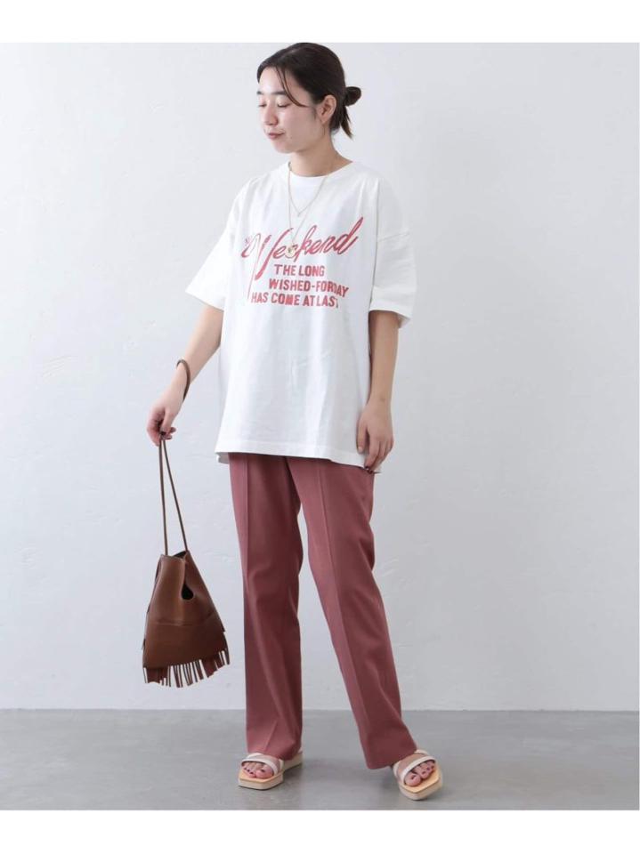 フロスト加工プリントTシャツ