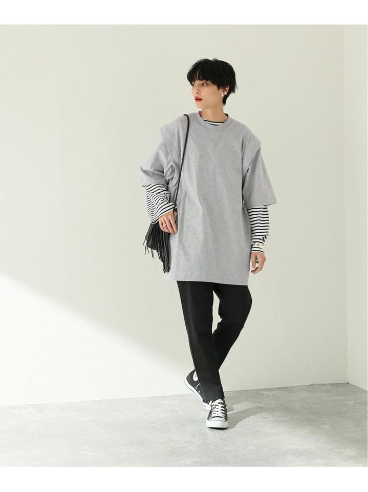 【PRE_/プレ】3WAY L/S T:Tシャツ