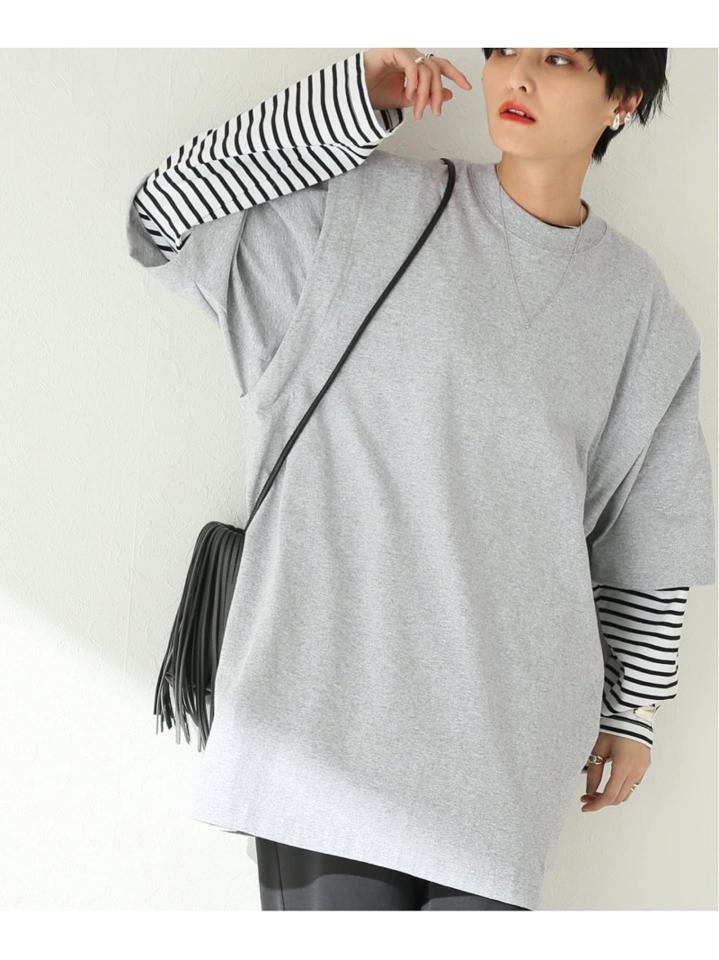 【PRE_/プレ】3WAY L/S T:Tシャツ