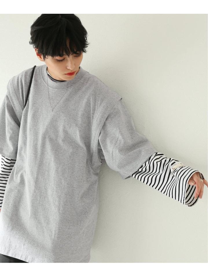 【PRE_/プレ】3WAY L/S T:Tシャツ
