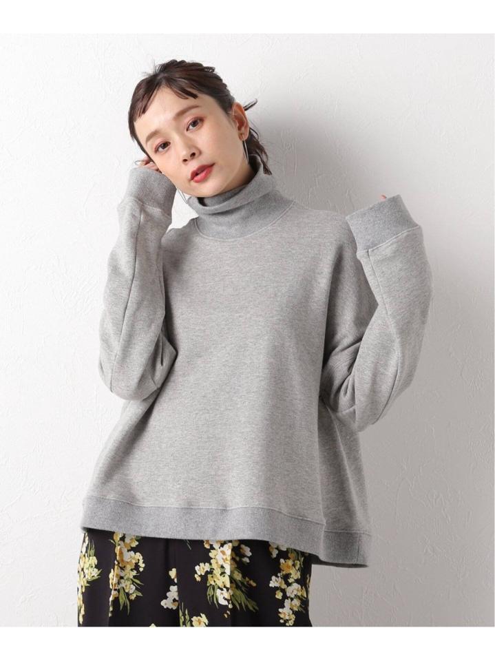 【Tibi/ティビ】 T NECK TOP LIGHTWEIGHT FALL TERRY:スウェット（JOURNAL STANDARD L'ESSAGE）