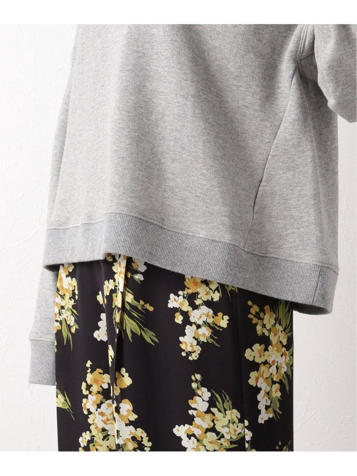 【Tibi/ティビ】 T NECK TOP LIGHTWEIGHT FALL TERRY:スウェット（JOURNAL STANDARD L'ESSAGE）