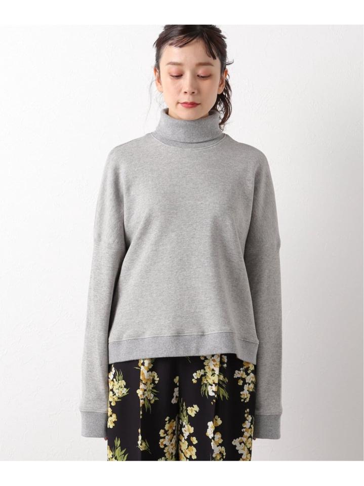 【Tibi/ティビ】 T NECK TOP LIGHTWEIGHT FALL TERRY:スウェット（JOURNAL STANDARD L'ESSAGE）