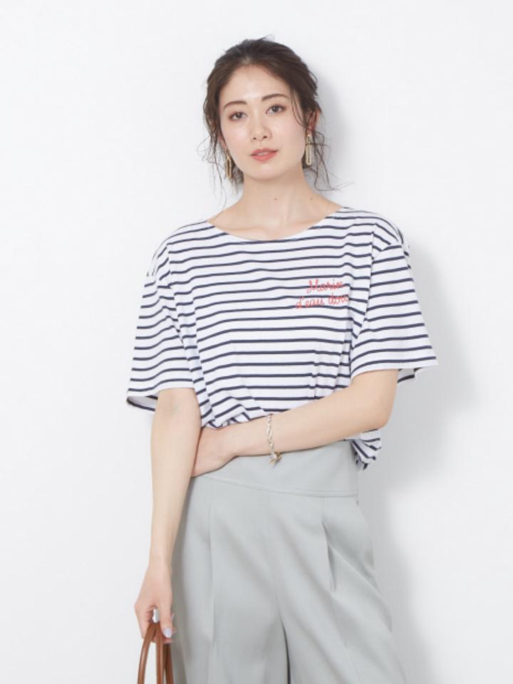 【SHAMAN】ボーダーTシャツ