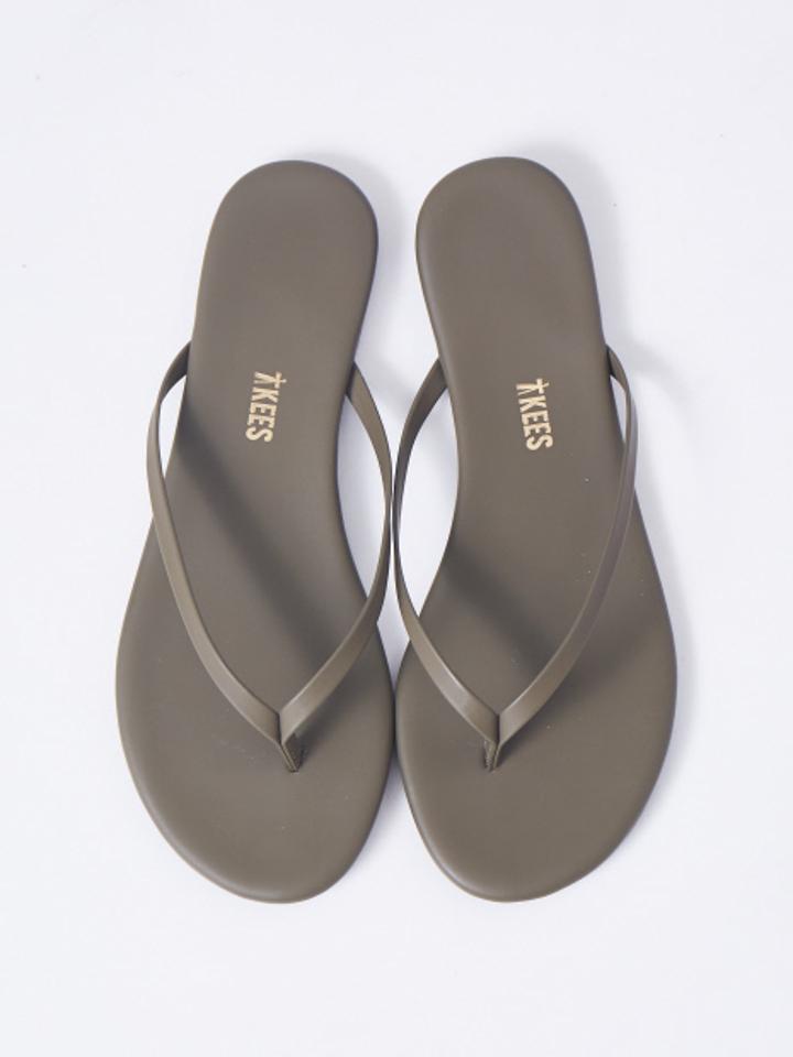 【tkees】VEGAN MATTE LILY トングサンダル