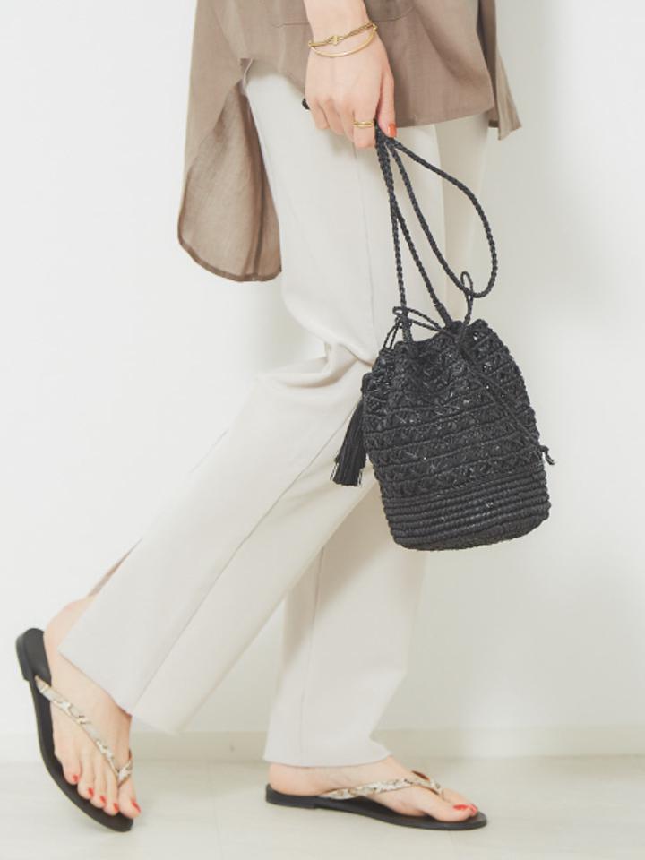【MAISON N.H PARIS】 Judith カゴ巾着