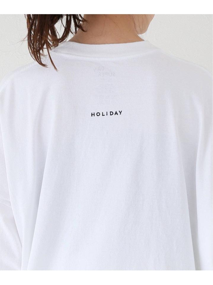【HOLIDAY/ホリデイ】SUPER FINE DRY POCKET BIG :ロングスリーブTシャツ
