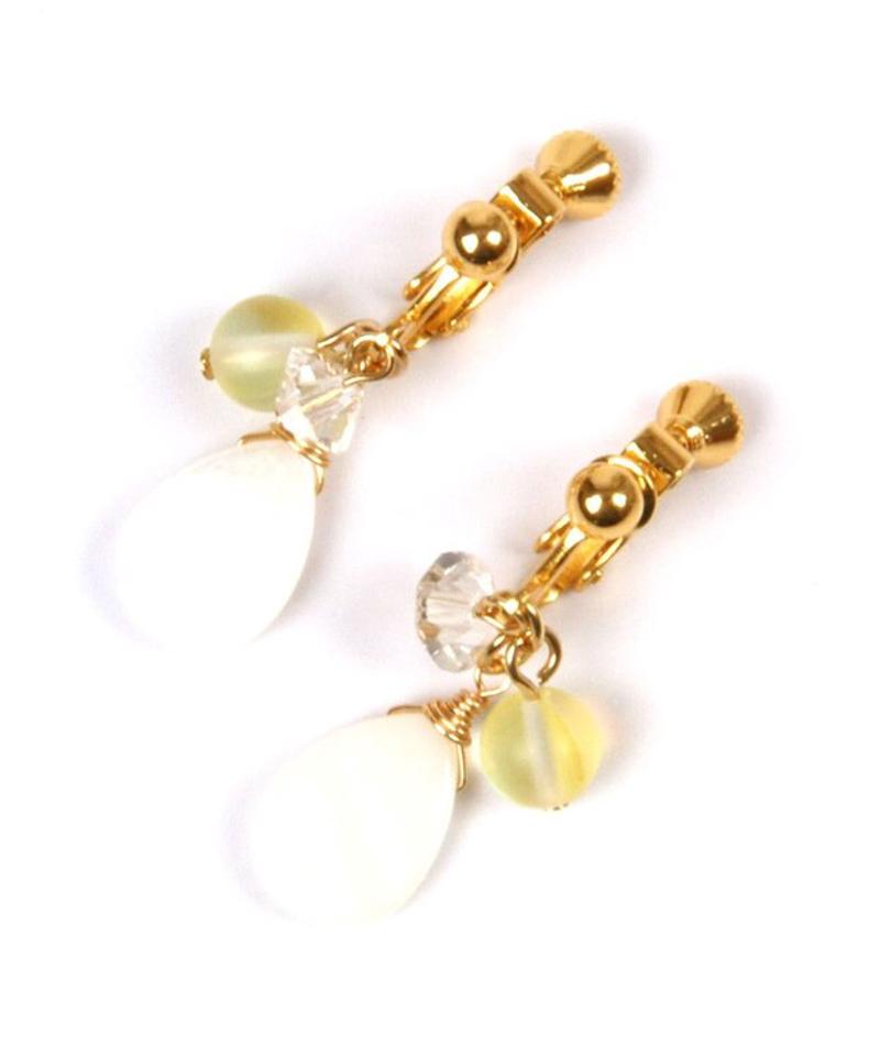 【特別な日に送るアクセサリーセット】アクアマリン×天然石ミックスイヤリングセット