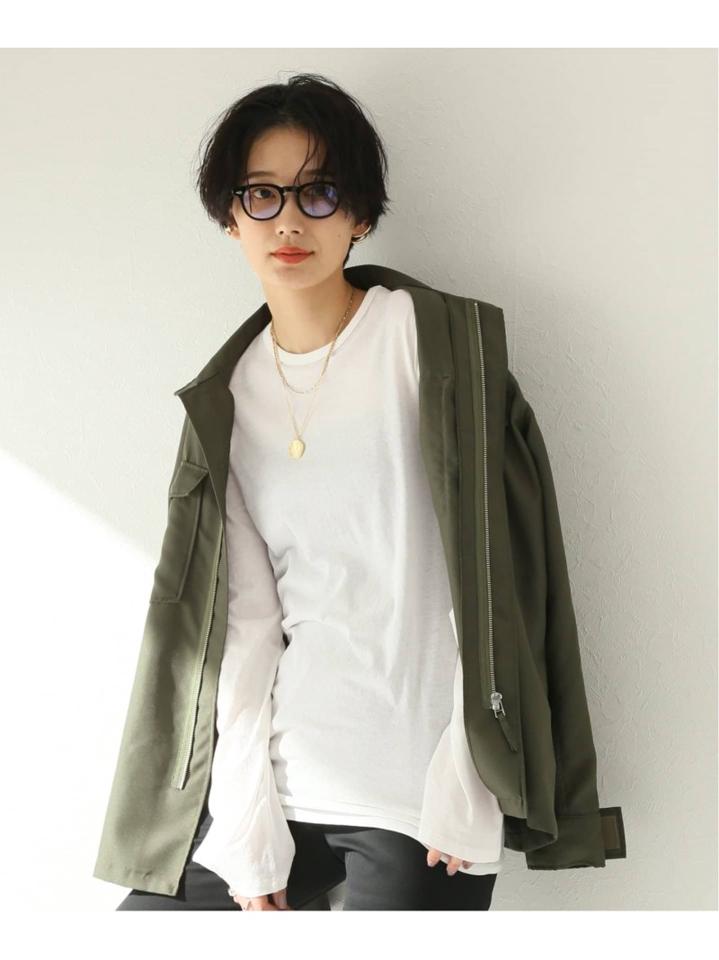 【STAND ALONE/スタンド アローン】ジャージーロングスリーブTシャツ