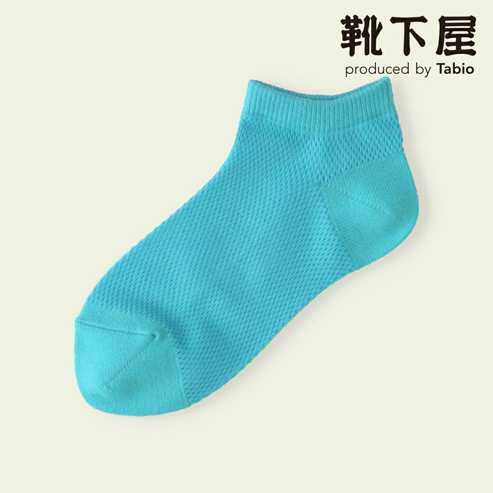 【全品送料無料～6/26 09:59迄】【あす楽】【公式 Mighty Soxer】 キッズ 無地 メッシュ スニーカー用 ソックス 19～21cm / 靴下屋 靴下 タビオ マイティソクサー くつ下 くるぶし 子供 子ども ジュニア 夏 日本製