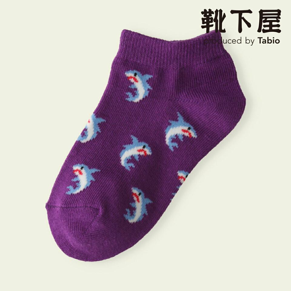 【全品送料無料～6/26 09:59迄】【あす楽】【公式 Mighty Soxer】キッズ サメスニーカー用ソックス 13.0～15.0cm / 靴下屋 靴下 タビオ マイティソクサー くつ下 キッズ 黒 日本製