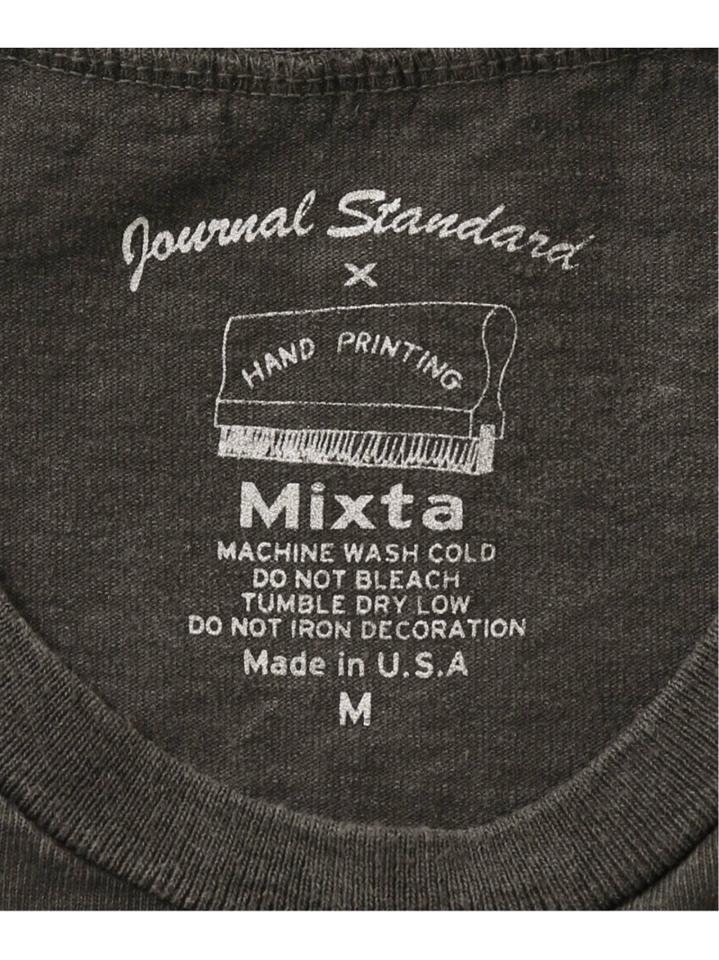 【MIXTA/ミクスタ】別注 WHEN YOURE HAPPY IM HAPPY:Tシャツ◆（JOURNAL STANDARD L'ESSAGE）