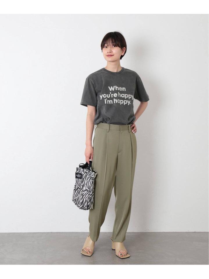 【MIXTA/ミクスタ】別注 WHEN YOURE HAPPY IM HAPPY:Tシャツ◆（JOURNAL STANDARD L'ESSAGE）
