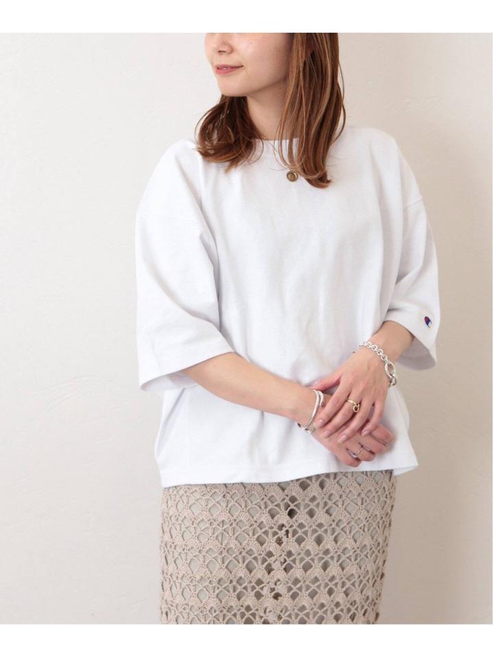 【CHAMPION/チャンピオン】JS別注REVERSE WEAVE TEE:Tシャツ◆