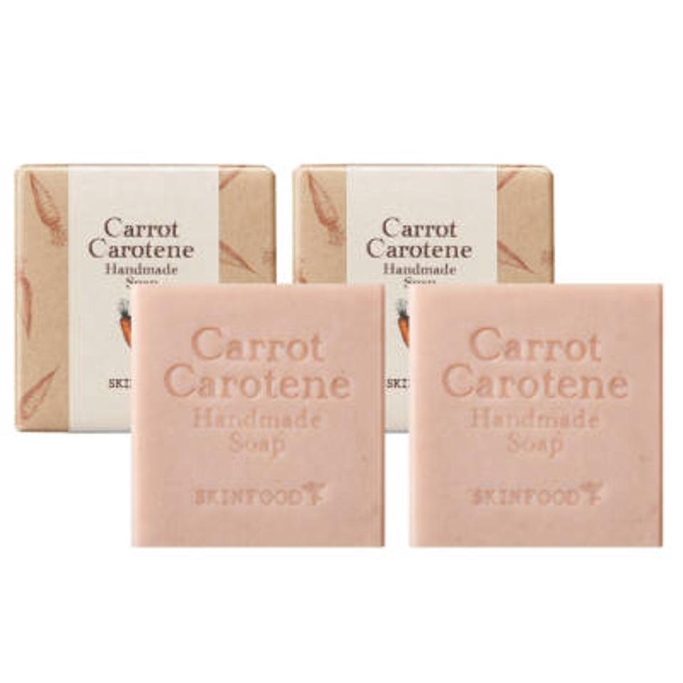 キャロットカロテン ハンドメイドソープ2個セット