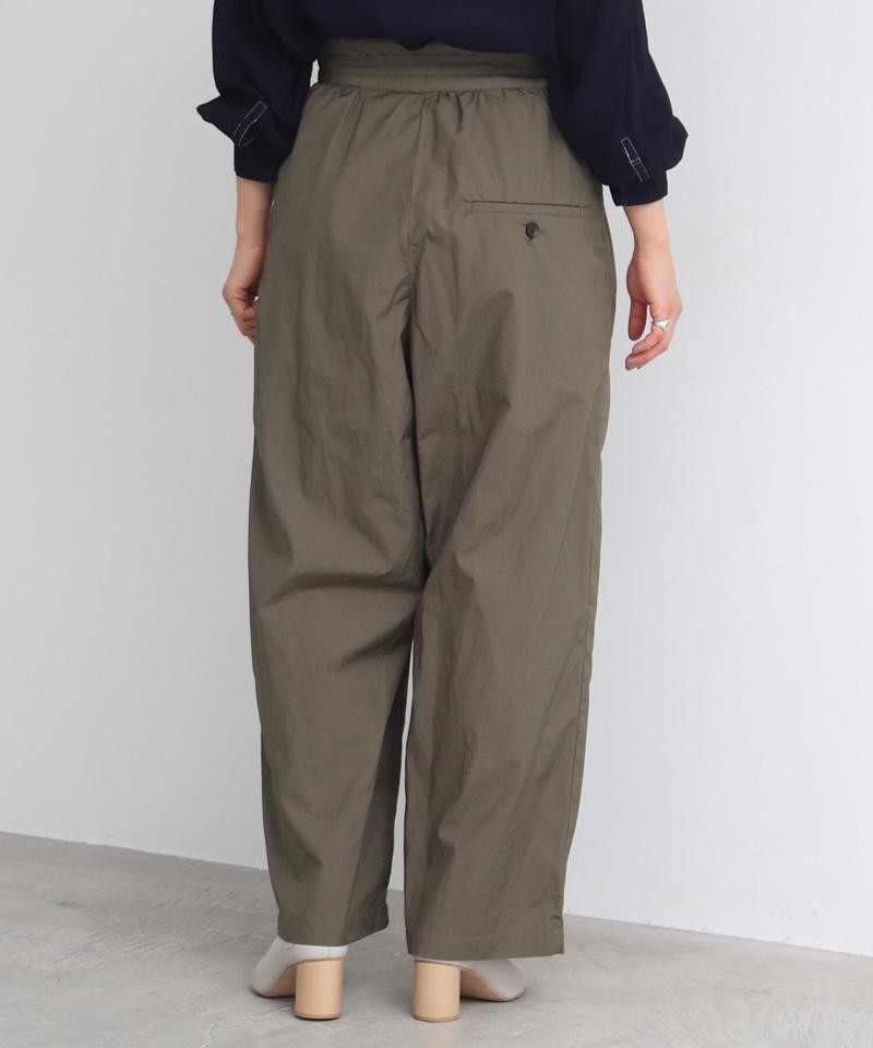 ウェザーせせらぎ加工ラップパンツ（note et silence.）