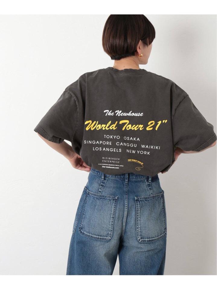【THE NEWHOUSE/ザ ニューハウス】 TNH 2021 TOUR TEE:Tシャツ◆（JOURNAL STANDARD L'ESSAGE）