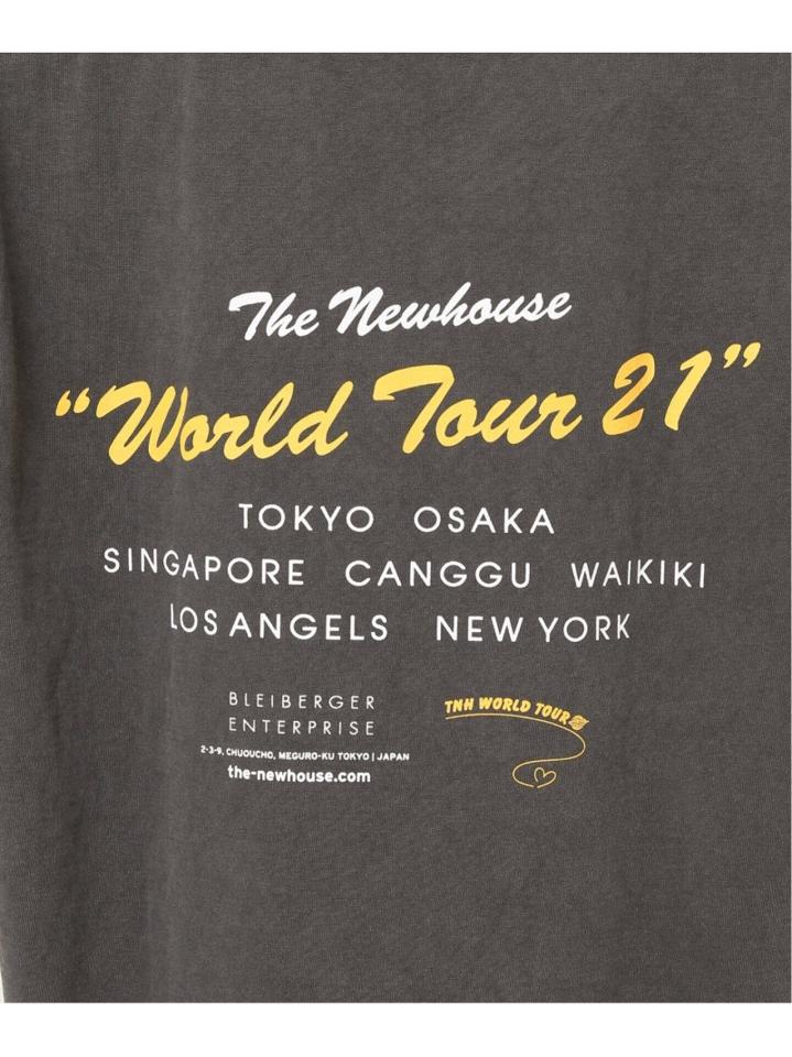 【THE NEWHOUSE/ザ ニューハウス】 TNH 2021 TOUR TEE:Tシャツ◆（JOURNAL STANDARD L'ESSAGE）