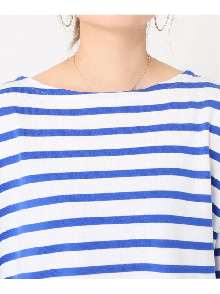 【HOLIDAY/ホリデイ】 RUSSELL BORDER MINI DRESS TAPE:カットソー◆