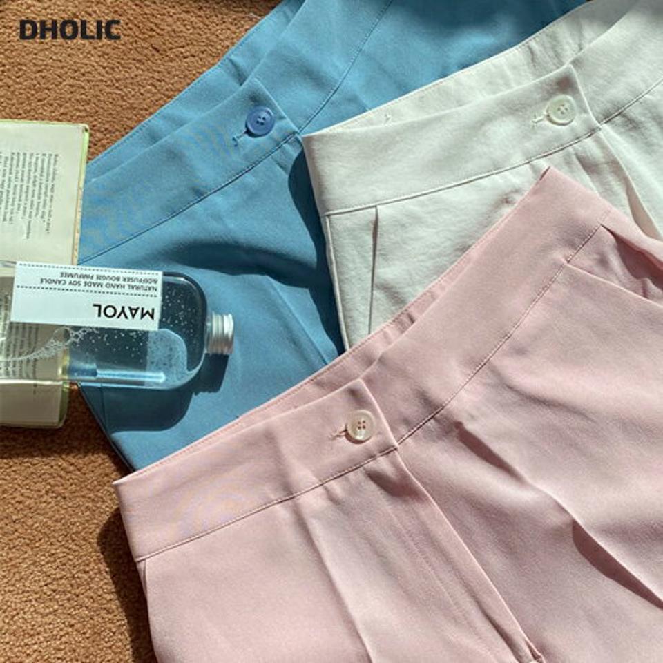 スリムセミブーツカットスラックス・全4色・t61817 レディース 【pt】【韓国 ファッション ボトムス ロング ロングパンツ スラックス セミブーツカット スリム フィット 美脚 体型カーバー 10分丈 十分丈 カジュアル デイリー 春 夏】