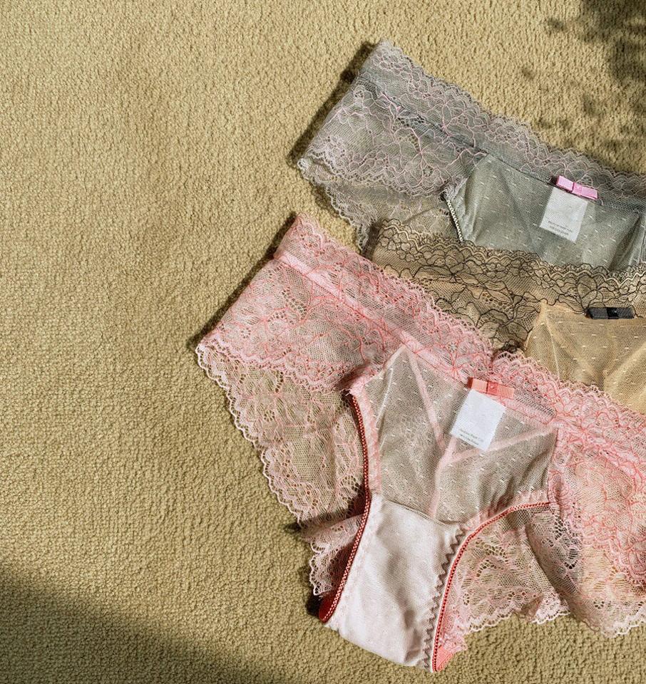 花柄刺繍シアーショーツ・全3色・e44572 レディース 【uw】【韓国 ファッション アンダーウェア ランジェリー 下着 単品 ショーツ パンツ スリム 花柄 フラワー レース 大人 上品 春 夏】