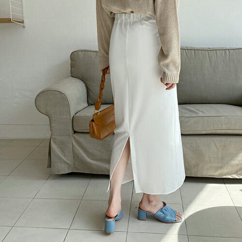 ドレープペンシルスカート・全4色・t67638 レディース 【sk】【スカート ロング ロングスカート ペンシル タイト ドレープ 単色 シンプル 上品 フェミニン かわいい 春 秋 韓国 ファッション】【ハイホリHIHOLLI】