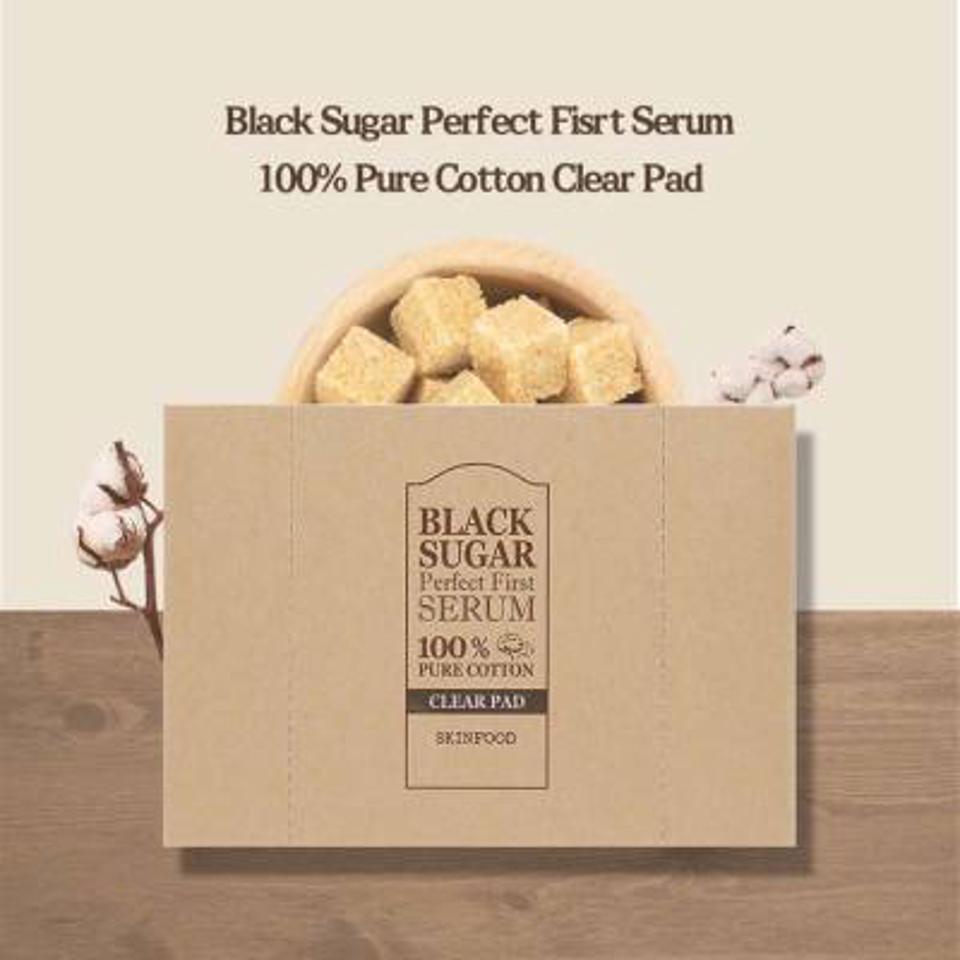 ブラックシュガー パーフェクトファーストセラム用コットン 60枚入り