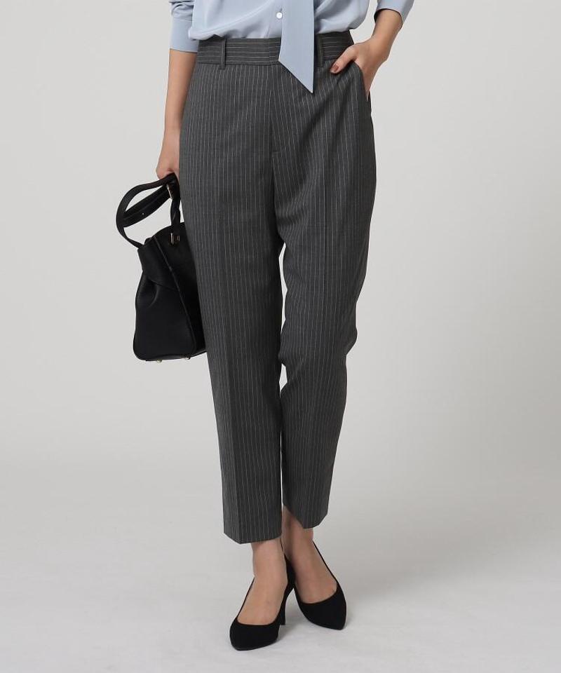 「L」ファインサキソニー テーパードパンツ